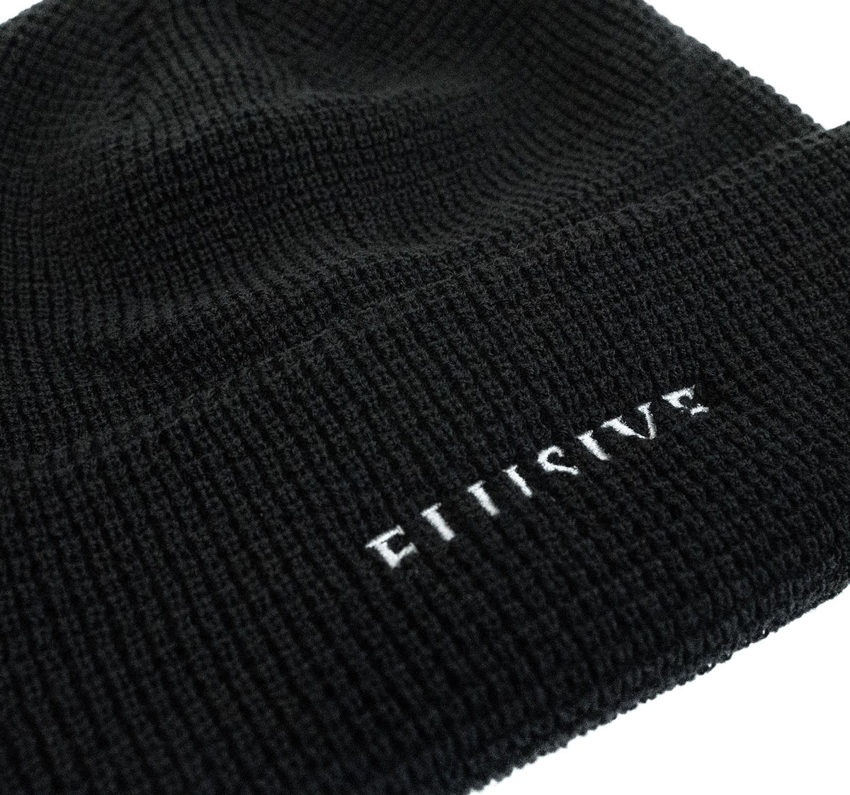Horizon Waffle Knit Beanie (black)– Elusive