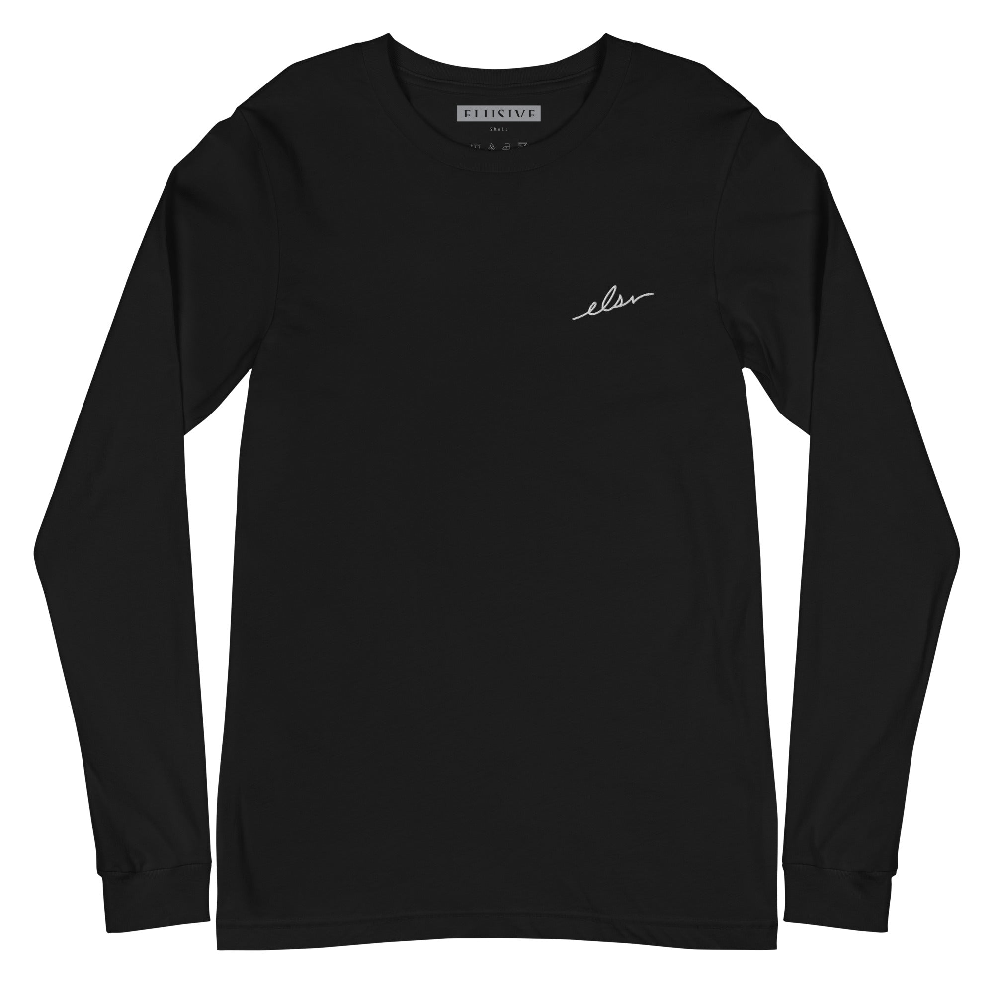 Script L/S Tee (Black)– Elusive Script L/S Tee (Black)– Elusive
