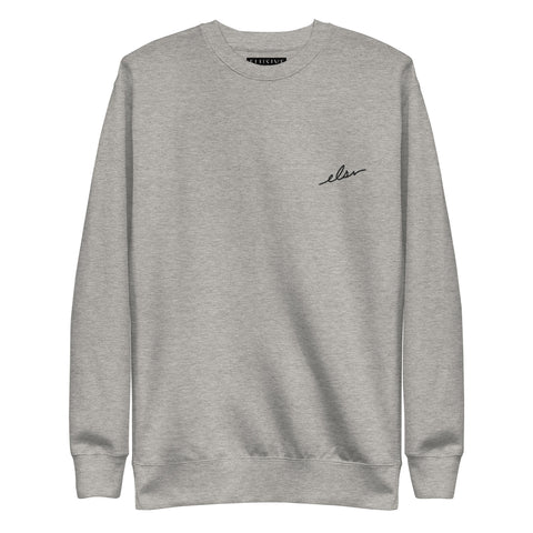Script Crewneck Sweatshirt (Grey)